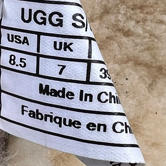 UGG Women’s Belcloud Brown Leather Duck Lined Boots Size US 8.5 - Picture 10 of 10